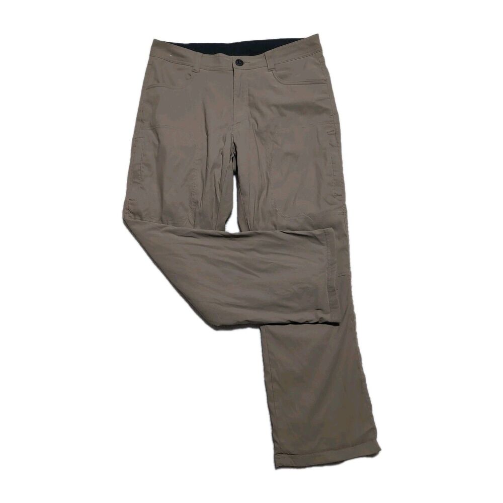 Orvis Fleece Lined Straight Stretch Tech Pants Men’s 34x29 Khaki Tan (1525909)
